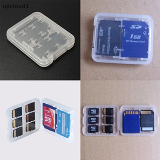 [upcloud1] กล่องเก็บการ์ดหน่วยความจํา Micro SD TF SDHC MSPD 8 ช่อง [TH]