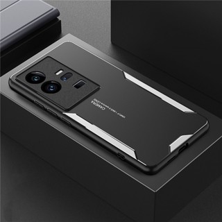 Vivo IQOO 11 Pro 10 Pro 9 Pro 8 Pro 7 5 Pro 9 Se หรูหรา อลูมิเนียม โลหะ เคลือบด้าน เลเซอร์แกะสลัก แผงป้องกันเลนส์ เคสโทรศัพท์