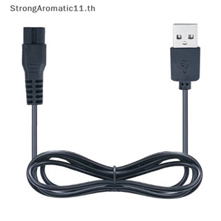 Strongaromatic สายชาร์จ USB สําหรับเครื่องโกนหนวดไฟฟ้า C6 C7