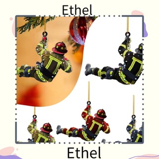 Ethel1 เครื่องประดับ จี้ต้นคริสต์มาส สําหรับตกแต่งบ้าน กระจกมองหลังรถยนต์