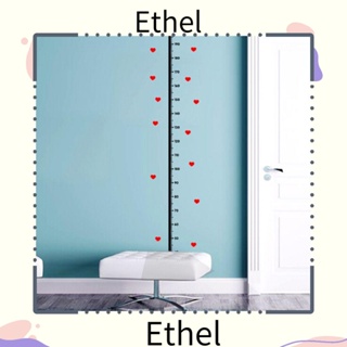 Ethel1 โปสเตอร์วัดส่วนสูง รูปหัวใจ สวยงาม สําหรับวัดการเจริญเติบโตของเด็ก