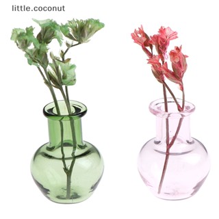 [little.coconut] แจกันแก้ว พอร์ซเลนจิ๋ว 1: 12 สําหรับตกแต่งบ้านตุ๊กตา