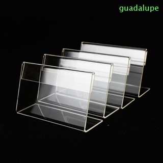 Guadalupe ขาตั้งป้ายฉลาก แบบใส ขนาดเล็ก 20x40 มม. อเนกประสงค์