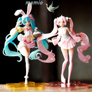 โมเดลฟิกเกอร์ รูปปั้นการ์ตูนอนิเมะ Miku Hatsune แบบตั้งโต๊ะ สําหรับเก็บสะสม