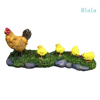 Blala ฟิกเกอร์ไก่จิ๋ว สําหรับตกแต่งบ้าน