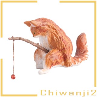 [Chiwanji2] ฟิกเกอร์ รูปแมวตกปลา สําหรับตกแต่งระเบียง ออฟฟิศ สวน ห้องนอน