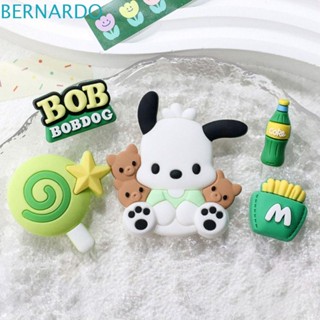 Bernardo กิ๊บติดผม PVC ลายการ์ตูนสุนัข Pochacco DIY อุปกรณ์เสริม สําหรับของขวัญ เครื่องประดับ 5 ชิ้น