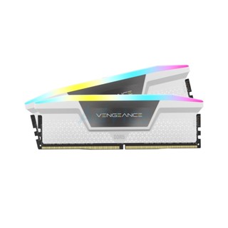 RAM DDR5(6200) 32GB (16GBX2) CORSAIR VENGEANCE RGB WHITE (CMH32GX5M2B6200C36W)