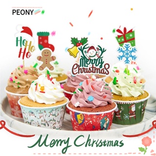 Peonypavilion เครื่องประดับตกแต่งคริสต์มาส รูปซานตาคลอส สโนว์แมน