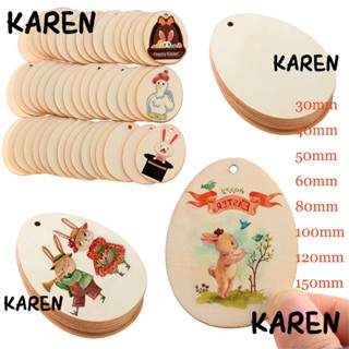 Karen ไข่อีสเตอร์ สําหรับแขวนตกแต่งบ้าน DIY 10 25 50 ชิ้น