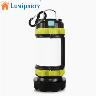 Lumiparty ไฟฉาย Led 3000mah กันน้ํา ชาร์จไฟได้ สําหรับตั้งแคมป์ เดินป่า กลางแจ้ง