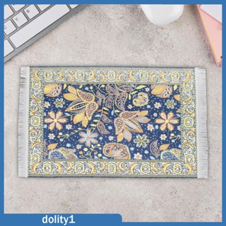 [Dolity1] พรมปูพื้น ทรงสี่เหลี่ยมผืนผ้า ขนาดเล็ก สําหรับบ้านตุ๊กตา สเกล 1/12 12TH