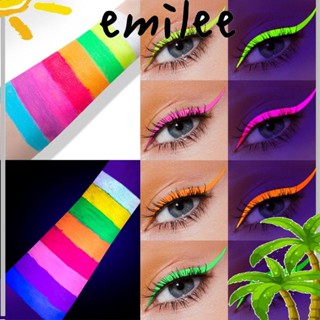 Emilee อายไลเนอร์ ปากกา เครื่องสําอาง แสง UV นีออน ดินสอ สําหรับแต่งหน้า ตา