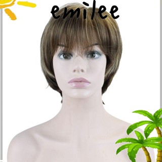 EMILEE วิกผมหน้าม้าสังเคราะห์ แบบสั้น ทนความร้อน