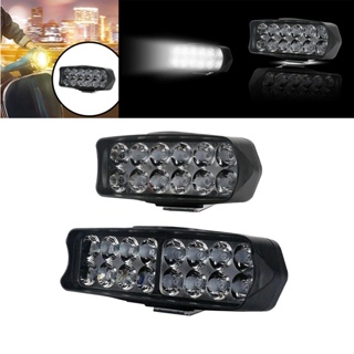 [Tachiuwa21] ไฟหน้า LED 18W 24W กันน้ํา ทนทาน สําหรับรถจักรยานยนต์