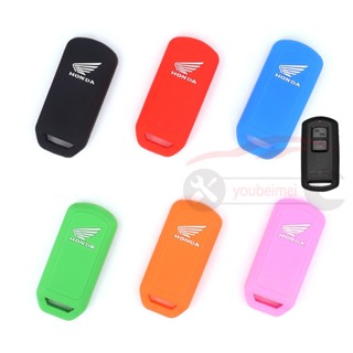 เคสรีโมตกุญแจรถจักรยานยนต์ ซิลิโคน อุปกรณ์เสริม สําหรับ HONDA Airblade 150 Click 150 VARIO Click 150 GC 125 V2 SH125