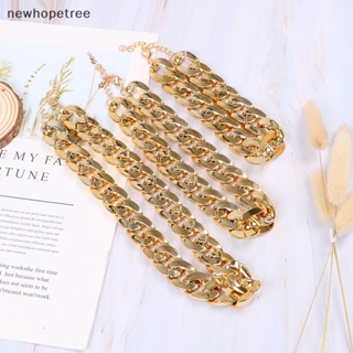 [newhopetree] สร้อยคอโซ่ สีทอง ปรับได้ อุปกรณ์เสริม สําหรับสัตว์เลี้ยง สุนัข แมว 1 ชิ้น