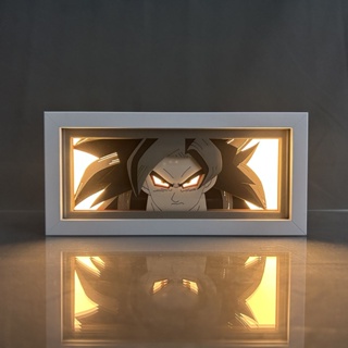 Dragon BALL led ฟิกเกอร์โคมไฟมังงะ Deco กล่องไฟงานฝีมือใหม่ล่าสุดอะนิเมะโคมไฟตั้งโต๊ะ Gadgets Night Light