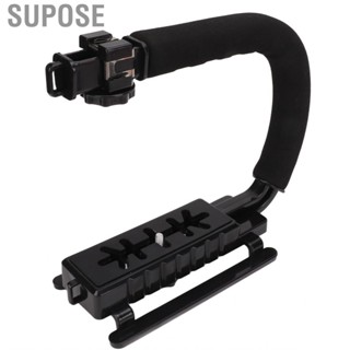 Supose PULUZ U Shaped Handheld   Handle Grip with 1/4inch Screw Cold Shoe Mount for SLR Video Vlog Recording