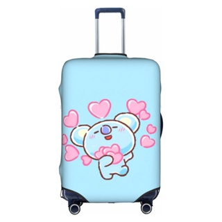 Bts BT21 KOYA ผ้าคลุมกระเป๋าเดินทาง แบบยืดหยุ่น ซักทําความสะอาดได้ สําหรับ 18-32 นิ้ว