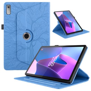 เคสแท็บเล็ตหนัง ฝาพับ ลายต้นไม้ หมุนได้ 360 องศา พร้อมช่องใส่ปากกา สําหรับ Lenovo Tab P11 Gen 2 11.5 นิ้ว Lenovo Tab P11 (2nd Gen) 11.5 นิ้ว