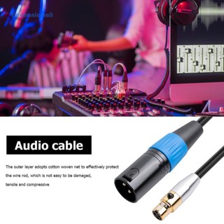 [ElectronicMall01.th] สายเคเบิลเชื่อมต่อเสียงไมโครโฟน XLR ตัวผู้ เป็นตัวเมีย ขนาดเล็ก สําหรับกล้อง Canon