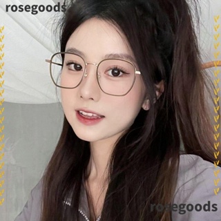 Rosegoods1 แว่นตา ทรงสี่เหลี่ยม ป้องกันแสงสีฟ้า ป้องกันดวงตา TR90 สไตล์คลาสสิก สําหรับผู้ชาย และผู้หญิง