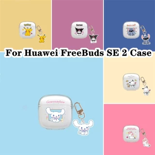 พร้อมส่ง! นําไปใช้กับ Huawei FreeBuds SE 2 เคส Case เคสหูฟัง ลายการ์ตูนโปร่งใส ซิลิโคนนุ่ม เคส เคสหูฟัง