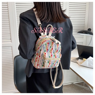 SISTER  INS กระเป๋าสะพายหลัง กระเป๋าเป้ผู้หญิง  2023 new ทันสมัย Stylish Trendy fashion L91TQ9T 37Z230910