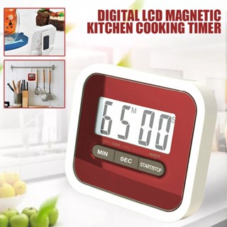 1pc Magnetic LCD Digital Kitchen Timer Count Up Down Cooking Alarm Loud Beeper