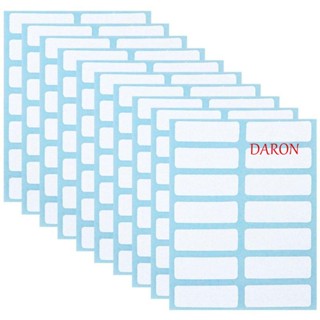 Daron สติกเกอร์ฉลากเปล่า สีขาว มีกาวในตัว 13 X 38 มม. 12 แผ่น