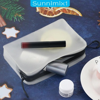 [Sunnimix1] กระเป๋าเครื่องสําอาง แบบใส สําหรับเดินทาง