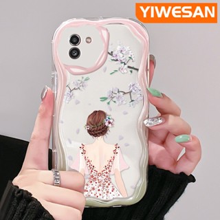 เคสโทรศัพท์มือถือ ซิลิโคนใส กันกระแทก ลายผู้หญิงสวย สีสันสดใส สําหรับ Samsung A03 Core A03s A02 M02 A02s M02s F02s