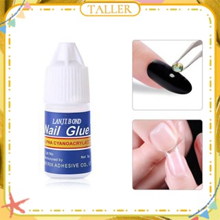 ✧Ready Stcok 1pc Nail Art Wear Patch Nail Polish Gel High Viscosity Strong Nail Jewelry Sticky Drill Phototherapy Glue Manicure For Nail Shop 5g TALLER