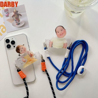 Darby Tatan สายคล้องโทรศัพท์มือถือ กันหาย แบบคลิปหนีบ ถอดออกได้