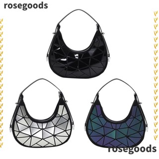 Rosegoods1 กระเป๋าสะพายไหล่ กระเป๋าถือ หนัง PU สไตล์เรโทร สําหรับผู้หญิง