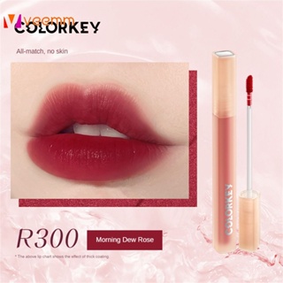 Colorkey Kelaqi Lip Glaze Water Mist Lip Dew ทานาบาตะพื้นผิวกระจก Water Light Non-stick Cup Lipstick Lip Glaze Matte Cross-border veemm