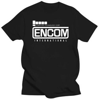 เสื้อยืด พิมพ์ลาย ENCOM International Inspired by Tron Retro Flynns Arcade แฟชั่นสําหรับผู้ชาย