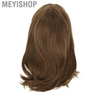 Meyishop 35cm/13.8Inches Brown Short Hair Wig Women Girl Natural Hairline Fake