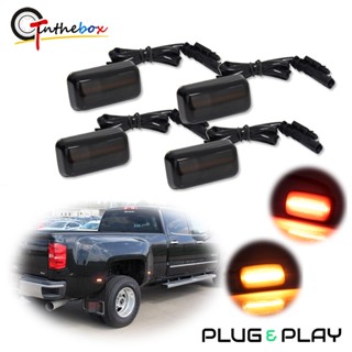 Ijdm ไฟหรี่ LED สีเหลืองอําพัน สีแดง สําหรับ Chevy Silverado &amp; GMC Sierra 2500HD / 3500HD 2015 2016 2017 2018 2019 2020 2021-up OEM 84402693,84402694