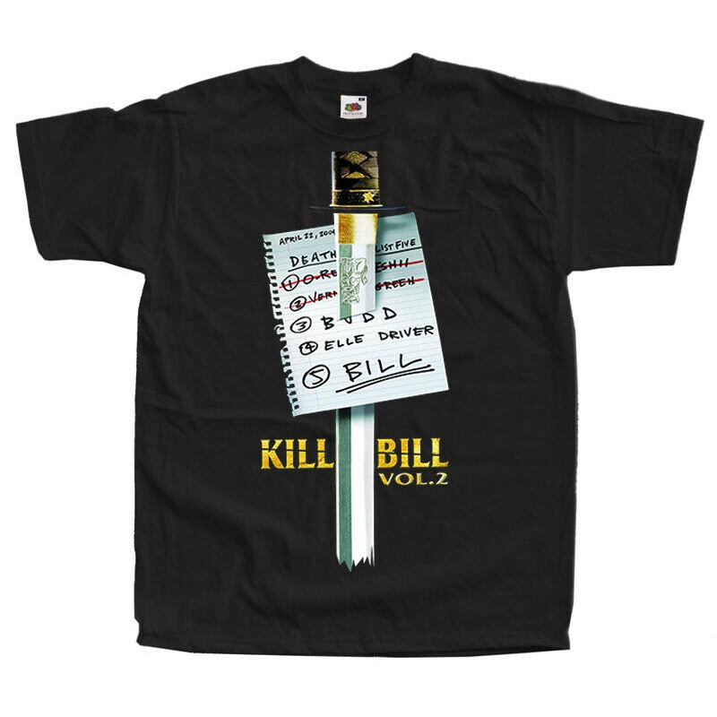 ขายดี ใหม่ Kill Bill Vol 2 เสื้อยืดโดย Quentin Tarantino Uma Thurman
