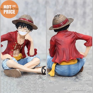 Xoitr ตุ๊กตาฟิกเกอร์ PVC อนิเมะวันพีช IU Sitg Luffy Wano Country Luffy น่ารัก ของเล่น ของขวัญ สําหรับเด็ก TH