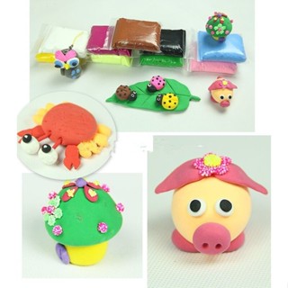 Soft DIY Craft Clay Plasticine Blocks Polymer Modeling Toy 12 Colors Clearance sale