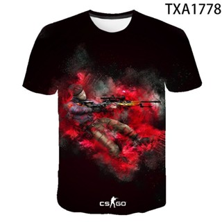 เสื้อยืด พิมพ์ลาย Game Cs Go T Streetwear 2022