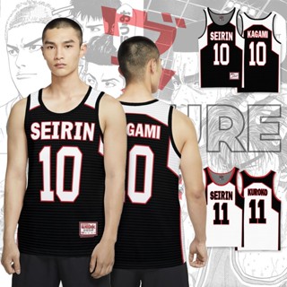 เสื้อกีฬาบาสเก็ตบอล ลายมังงะ Seirin Kuroko