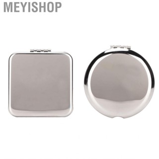 Meyishop Pocket Mirror Double Sided Foldable Stainless Steel Small Purse HR6