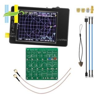 Litevna62 เครื่องวิเคราะห์เครือข่ายเวกเตอร์ หน้าจอสัมผัส 50KHz-6.3GHz LiteVNA 2.8 นิ้ว VNA HF VHF UHF เครื่องวิเคราะห์เสาอากาศ + RF