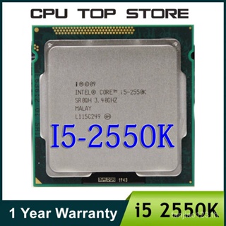 Lntel ซ็อกเก็ตโปรเซสเซอร์ CPU i5 2550K Quad Core 3.4GHz LGA 1155 6MB Cache TDP 95W