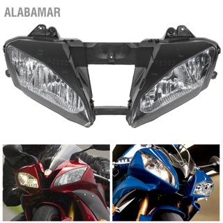 ALABAMAR ชุดประกอบไฟหน้ารถจักรยานยนต์เลนส์ใสฝาครอบคู่สำหรับ YZF 600 R6 2006-2007