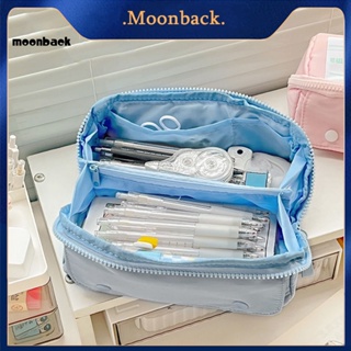 &lt;moonback&gt; กระเป๋าดินสอ ปากกา พร้อมสายคล้อง แบบพกพา หลายช่อง ความจุขนาดใหญ่ แบบพกพา และกันฝุ่น สําหรับอุปกรณ์การเรียน และเครื่องเขียน